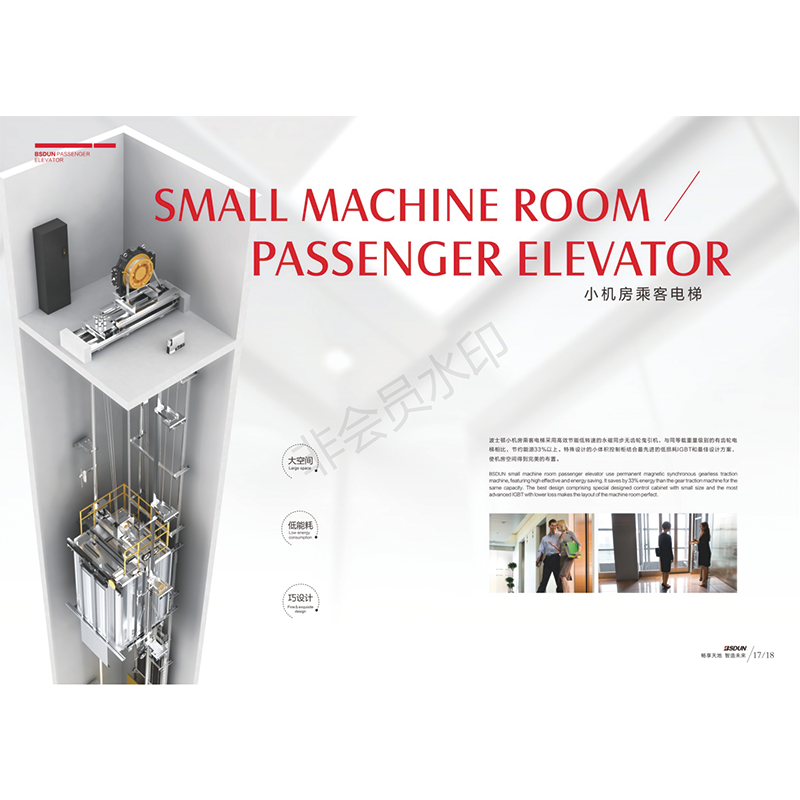 bosidundt Machine room passenger elevator SY-TKJ